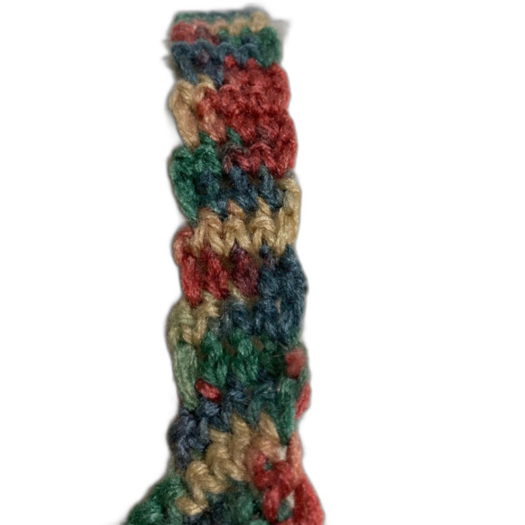 RAINBOW CROCHET Bikini Top Handmade Hand Crafted Womens Medium - Picture 6 of 6